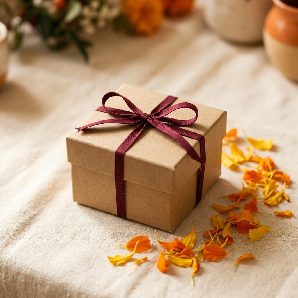 Product — small kraft box, 1:1